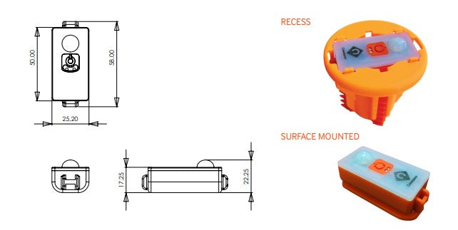 CREWSAVER ALKALINE LIGHT (SOLAS) W/O BRACKET