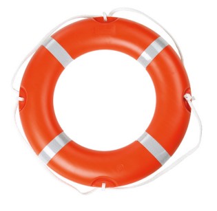 RING LIFEBUOY 30" ORANGE 4KG (SOLAS)